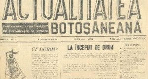ACTUALITATEA BOTOȘĂNEANĂ – 25 de ani pe baricadele presei independente
