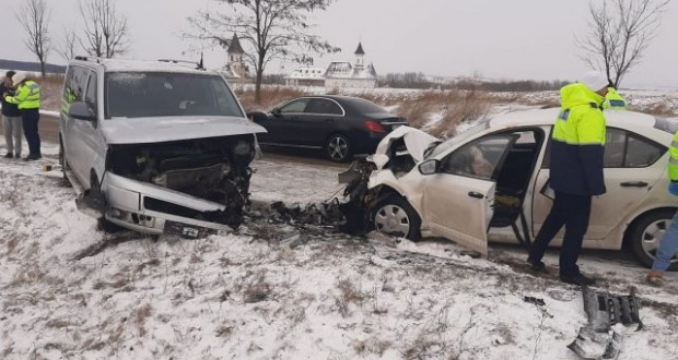 Accident cu patru victime în Botoșani