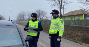 Acțiune a polițiștilor din Săveni