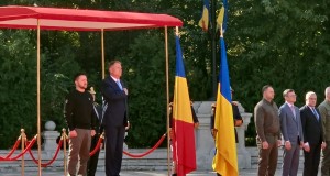 Președintele Ucrainei, Volodimir Zelenski, a ajuns marți la București