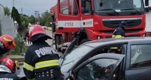 Impact violent la Cișmea, șoferul rănit!